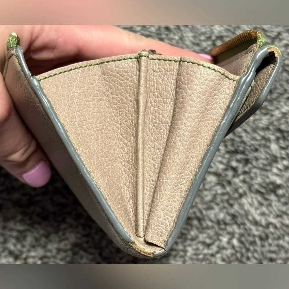 Chloe colorblock leather long wallet - Picture 14 of 15